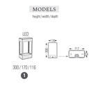 Tetra Model 1 Wall Light LED