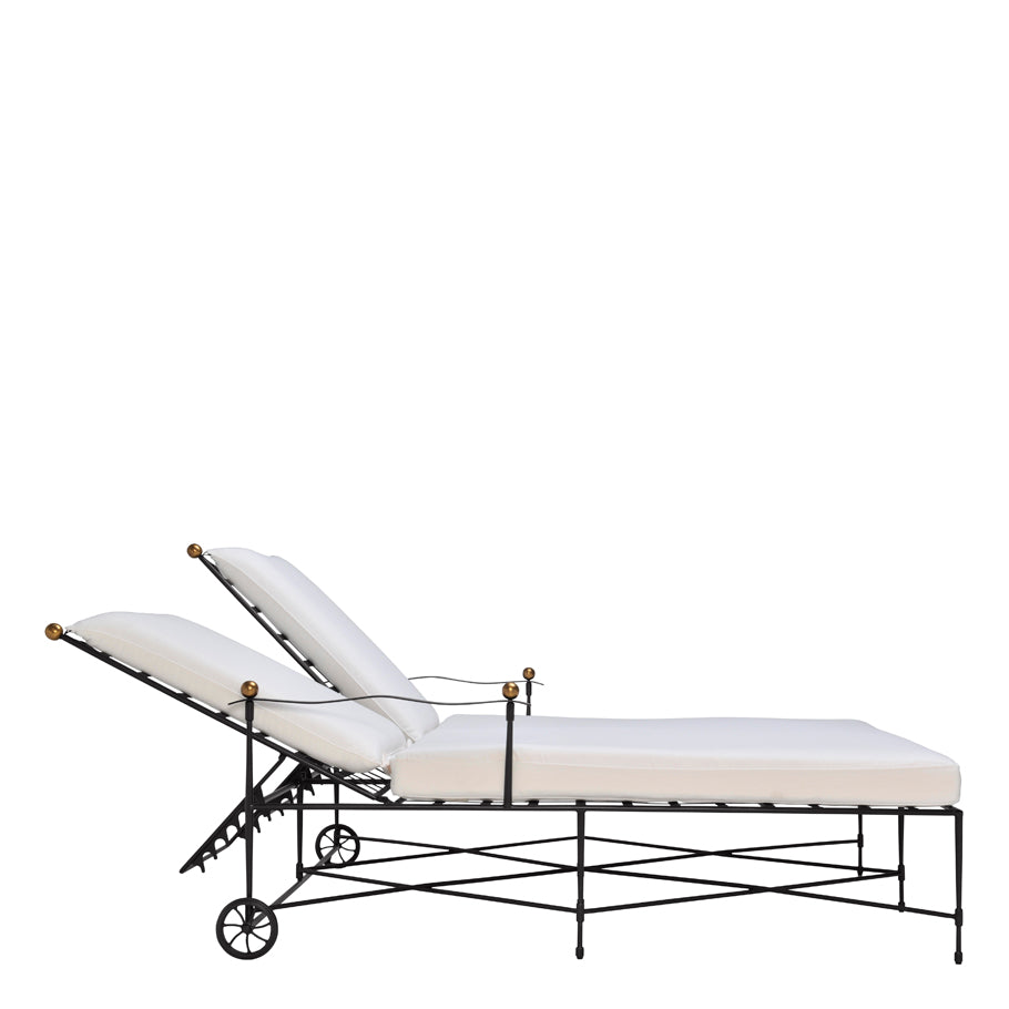 Amalfi Double Chaise Lounge with Arms