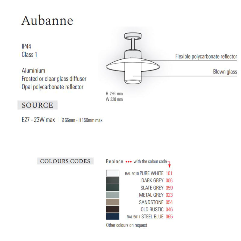 Aubanne Model 2 Ceiling Light