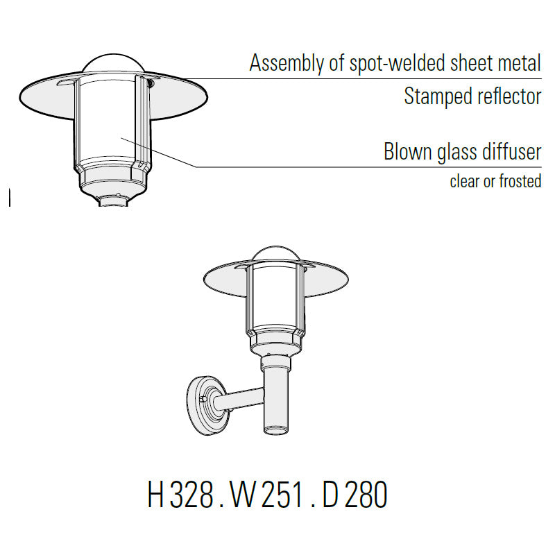 Newpark Model 2 Wall Light