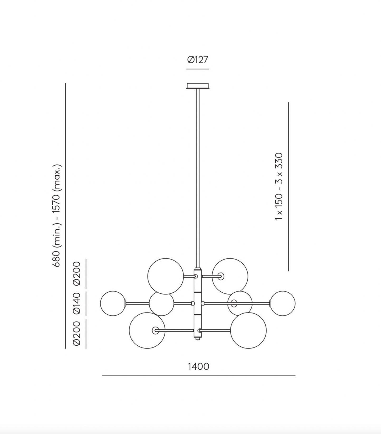 Atom Pendant Light