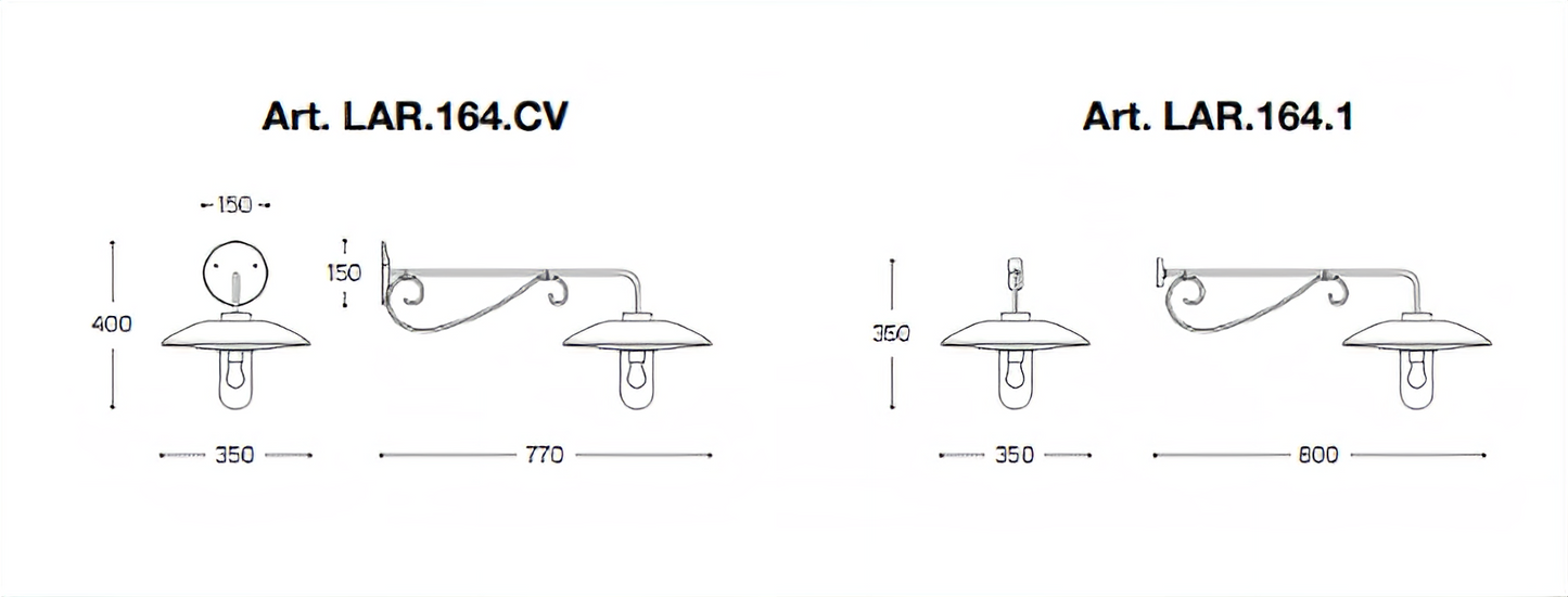 Re Lear Wall/Pole Mounted Lamp