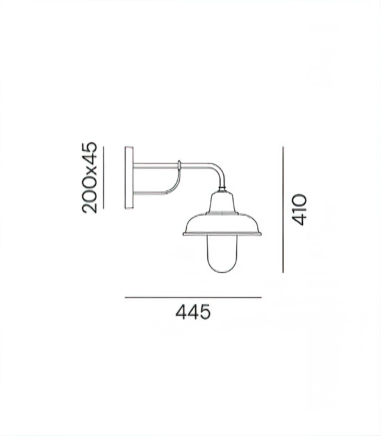 Contrada Outdoor Wall Light