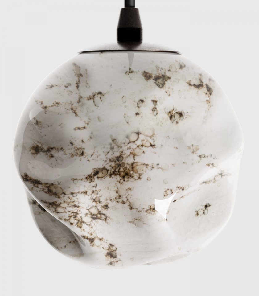 Stone Pendant Light Small